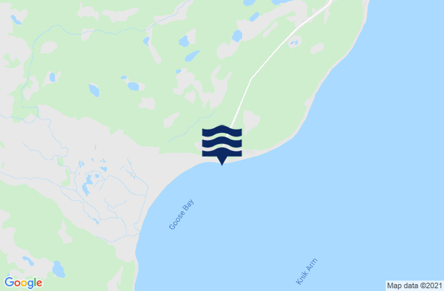 Goose Creek Cook Inlet, United Statesの潮見表地図