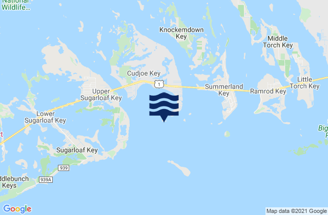 Gopher Key (Cudjoe Bay), United Statesの潮見表地図