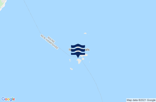 Gosport Harbor (Isles Of Shoals), United Statesの潮見表地図
