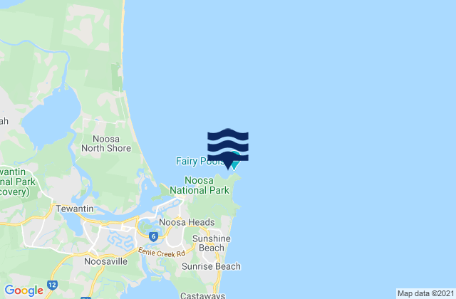 Granite Bay, Australiaの潮見表地図