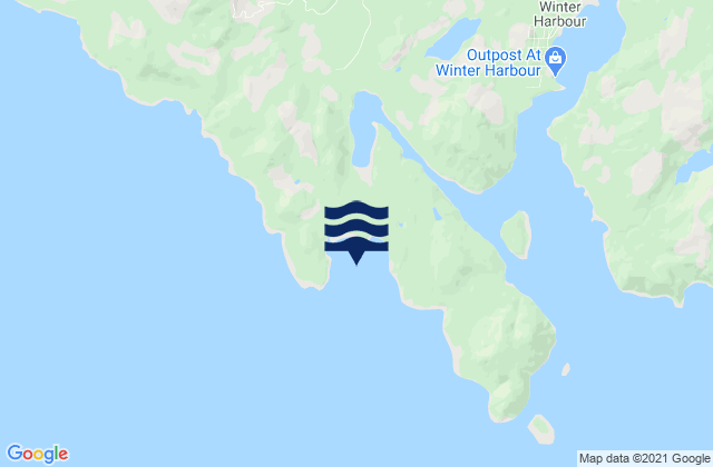 Grant Bay, Canadaの潮見表地図