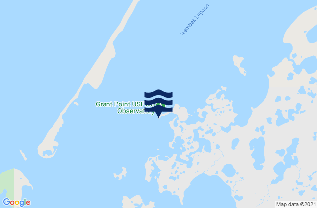 Grant Point (Izembek Lagoon), United Statesの潮見表地図