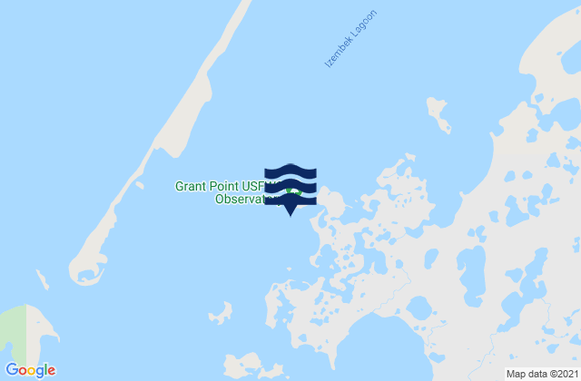 Grant Point Izembek Lagoon, United Statesの潮見表地図