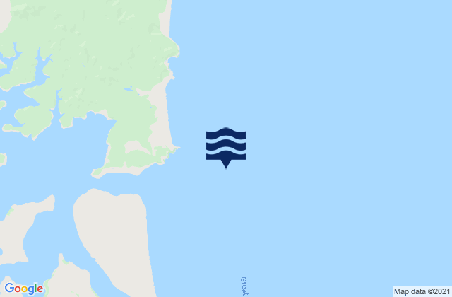 Great Exhibition Bay, New Zealandの潮見表地図