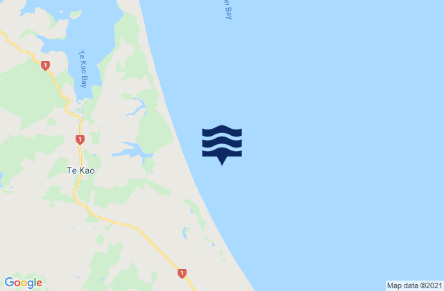 Great Exhibition Bay, New Zealandの潮見表地図