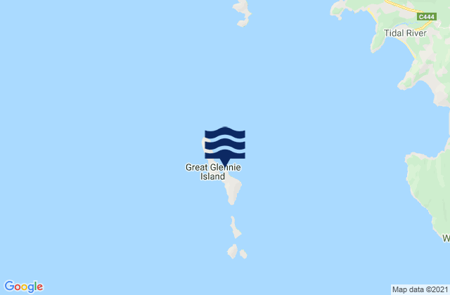 Great Glennie Island, Australiaの潮見表地図