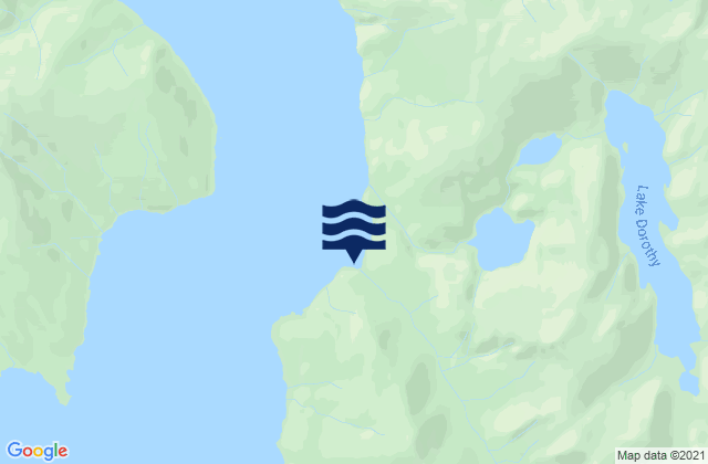 Greely Point Taku Inlet, United Statesの潮見表地図