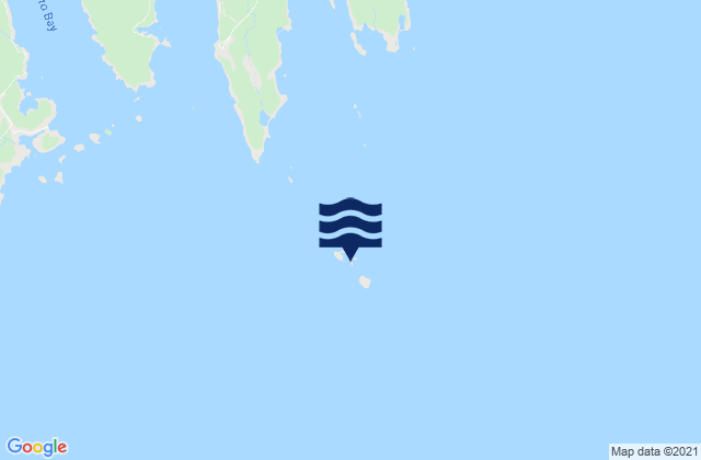Green Island (Petit Manan Bar), United Statesの潮見表地図