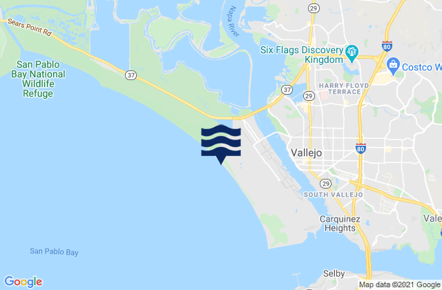 Green Valley, United Statesの潮見表地図