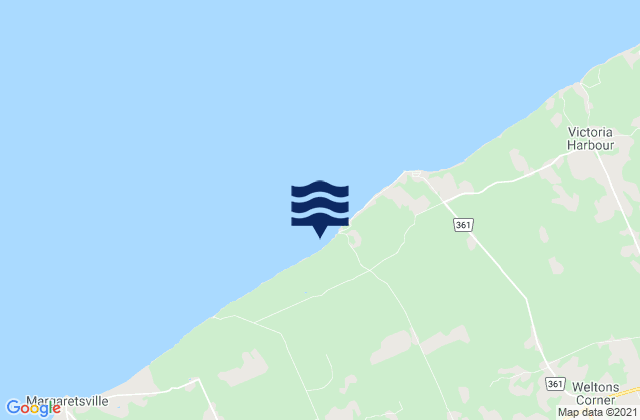 Greenwood, Canadaの潮見表地図