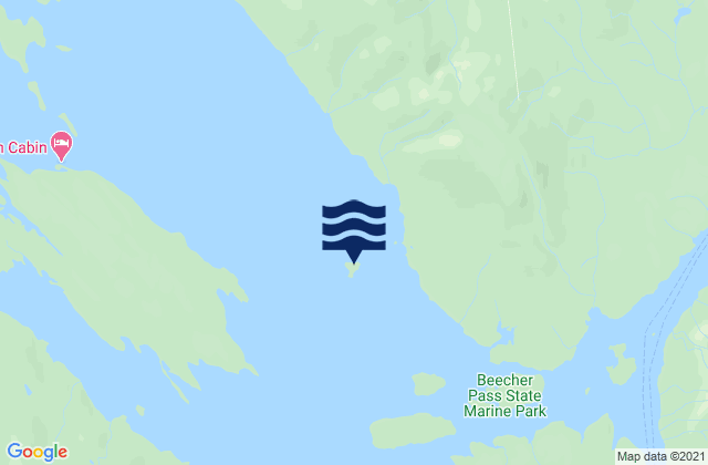 Grief Island, United Statesの潮見表地図
