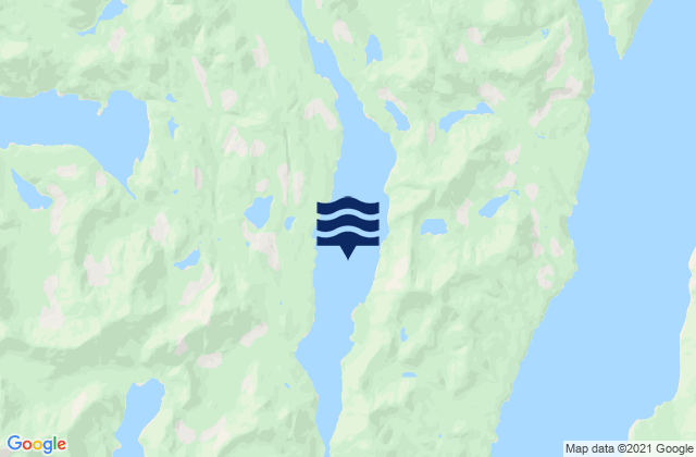 Griffin Passage, Canadaの潮見表地図