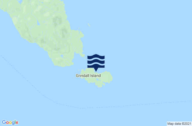 Grindall Island, United Statesの潮見表地図