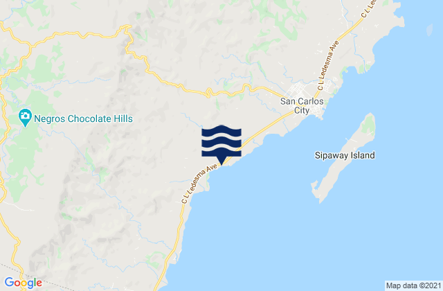 Guadalupe, Philippinesの潮見表地図
