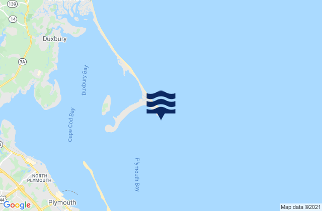 Gurnet Point, United Statesの潮見表地図