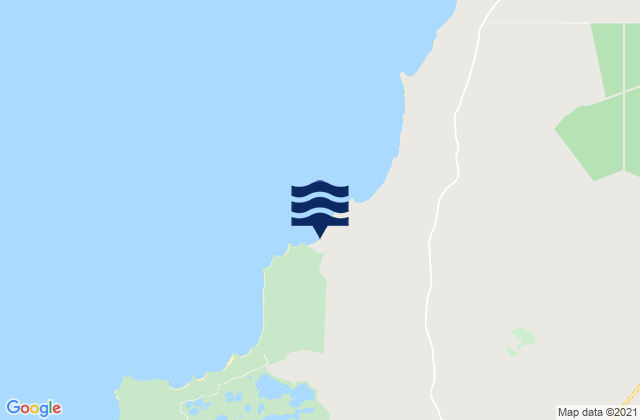 Gym Beach, Australiaの潮見表地図