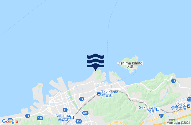 Habu-saki, Japanの潮見表地図