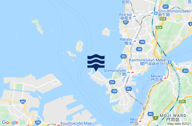Haedomari, Japanの潮見表地図