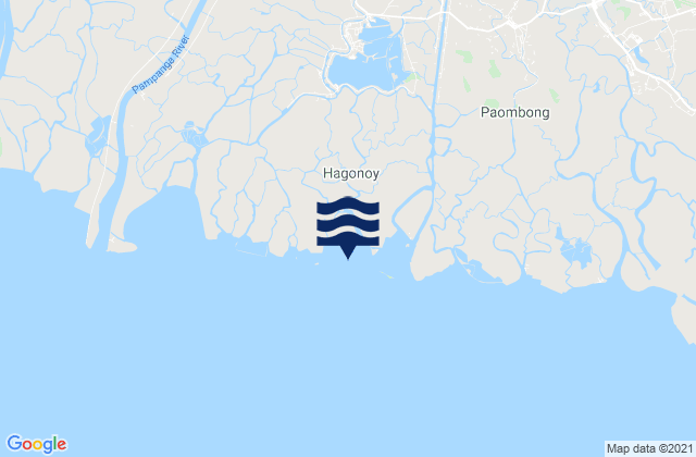 Hagonoy, Philippinesの潮見表地図