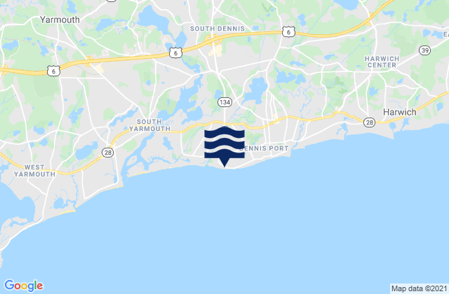 Haigis, United Statesの潮見表地図