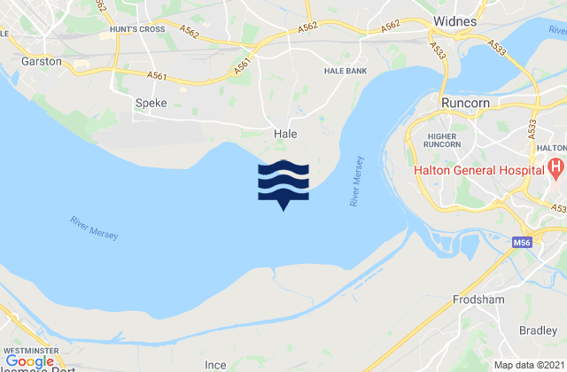 Hale Head, United Kingdomの潮見表地図