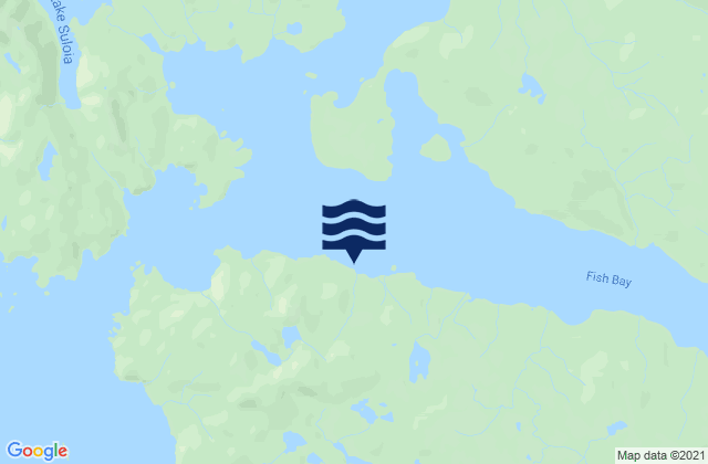 Haley Anchorage (Fish Bay), United Statesの潮見表地図