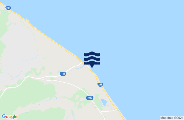 Hama-Onisibetu, Japanの潮見表地図
