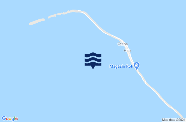 Hao, French Polynesiaの潮見表地図