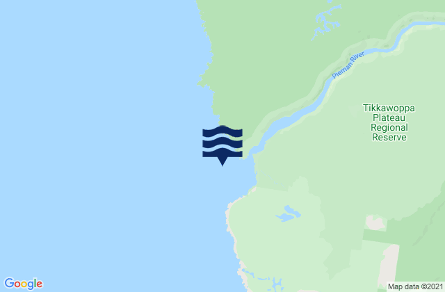 Hardwicke Bay, Australiaの潮見表地図