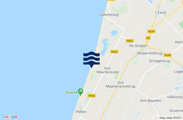 Harenkarspel, Netherlandsの潮見表地図
