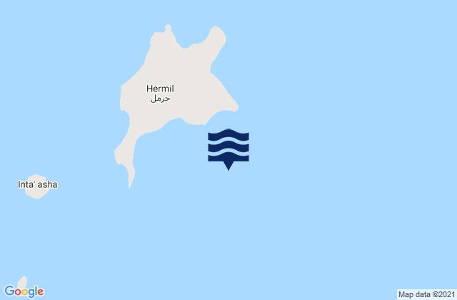 Harmil Island, Eritreaの潮見表地図