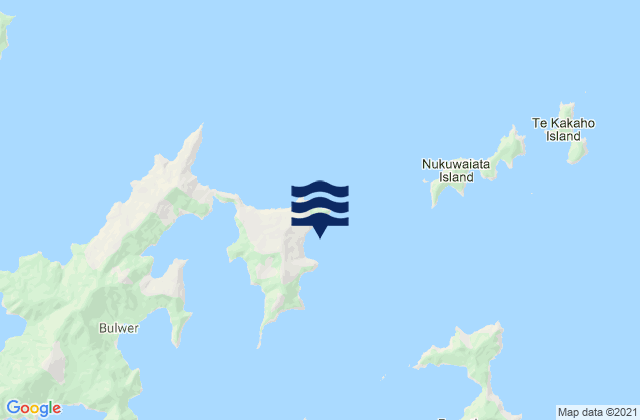 Harris Bay, New Zealandの潮見表地図
