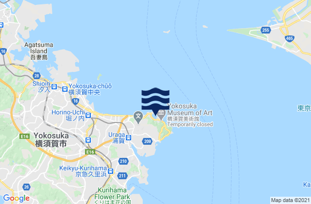 Hasirimizu, Japanの潮見表地図