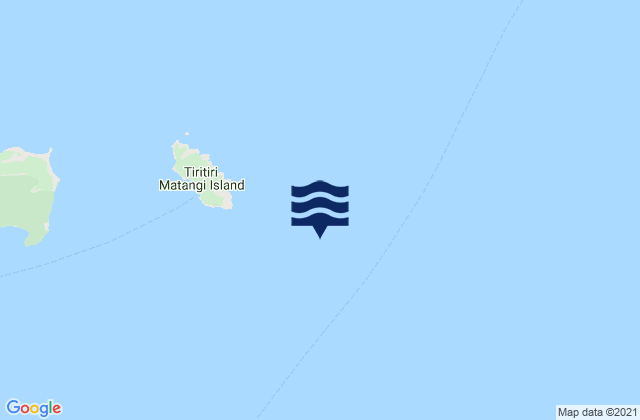 Hauraki Gulf, New Zealandの潮見表地図