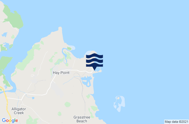 Hauy Islet, Australiaの潮見表地図