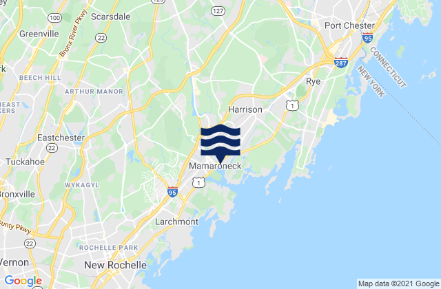 Haverstraw (Hudson River), United Statesの潮見表地図