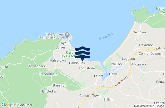 Hawkes Point, United Kingdomの潮見表地図