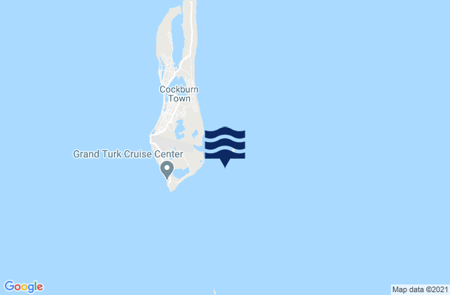 Hawks Nest Anchorage (Turks Islands), Dominican Republicの潮見表地図