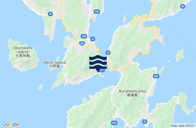 Hayase Seto, Japanの潮見表地図