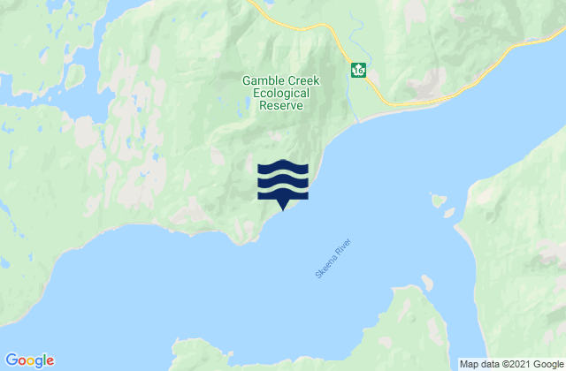 Haysport, Canadaの潮見表地図