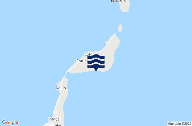 Ha‘apai, Tongaの潮見表地図