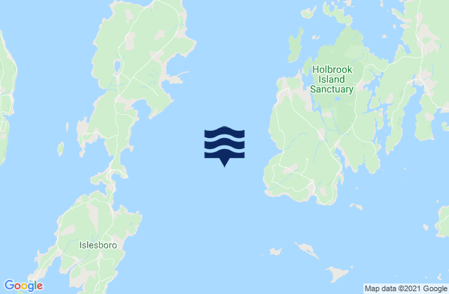 Head of the Cape 0.8 nmi. W of Penobscot Bay, United Statesの潮見表地図