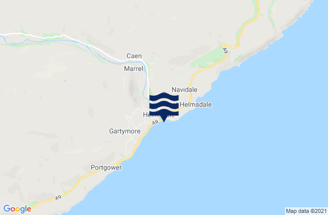 Helmsdale, United Kingdomの潮見表地図