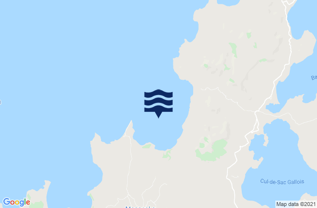 Helodrano Courrier, Madagascarの潮見表地図