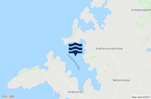 Helodranon’ Ambavanibe, Madagascarの潮見表地図