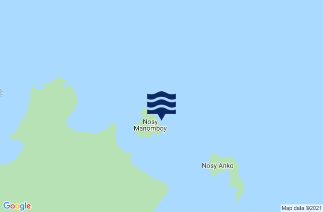 Helodranon’ i Mangerivy, Madagascarの潮見表地図