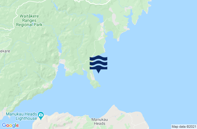 Herald Bay, New Zealandの潮見表地図