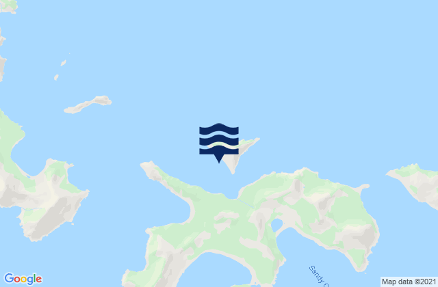 Herendeen Island, United Statesの潮見表地図