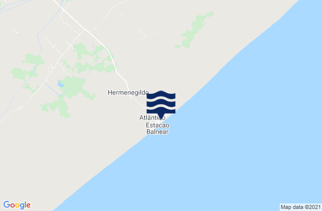Hermenegildo, Brazilの潮見表地図