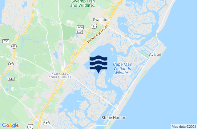 Herring Point, United Statesの潮見表地図